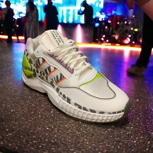 Adidas ZX Wavian Cloud White/Purple Tint/True Orange Womens 8.5 GW0517